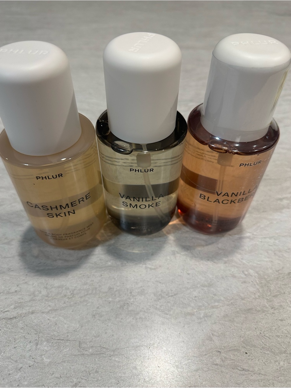 3 PHLUR Fragrance Mist